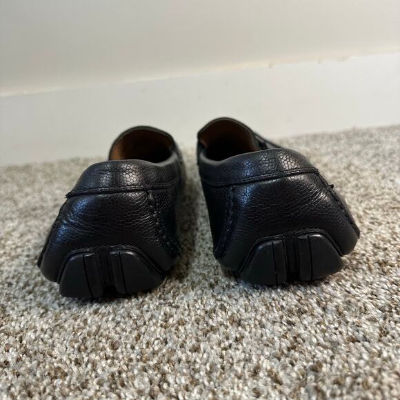 SALVATORE FERRAGAMO Men's Sardegna Driving Shoe Size 11.5D In Black - Picture 4 of 7